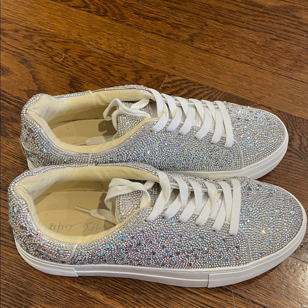 Betsey Johnson Sidny Rhinestone Sneakers